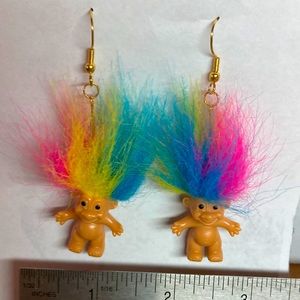 Troll earrings - used/barely worn. Excellent condition